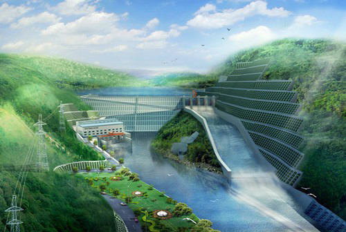 镇宁老挝南塔河1号水电站项目